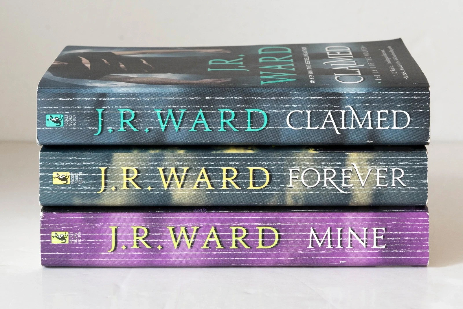Complete LAIR OF THE WOLVEN Series Set 3 Books J.R. Ward Claimed Mine Forever PB