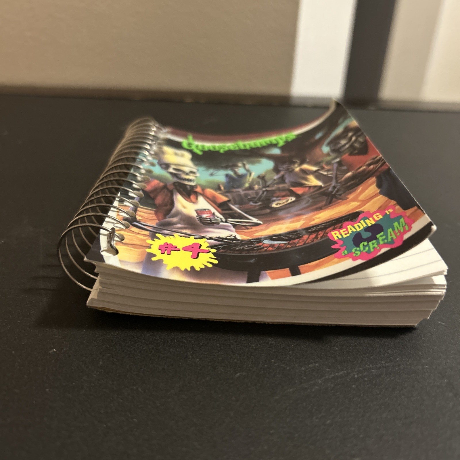 Vintage Goosebumps Mini Notebook Say Cheese And Die Rare. #4. 174/180 Pages Used