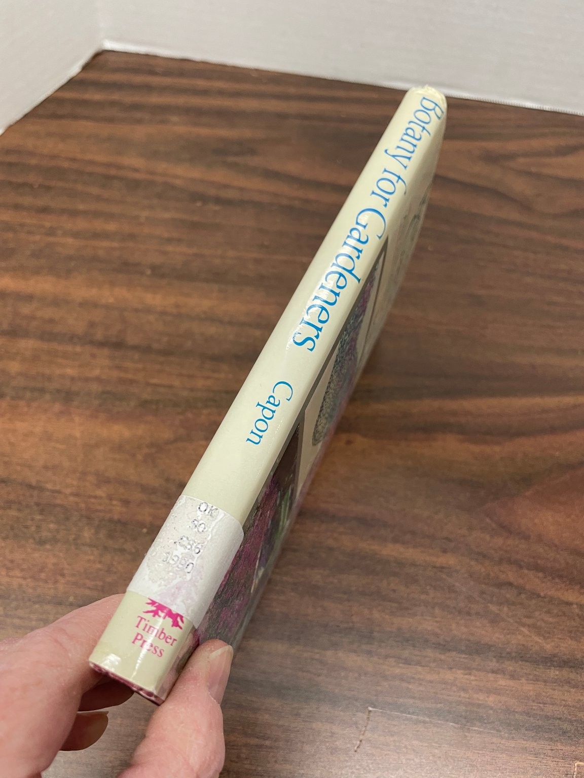 Botany for Gardeners Brian Capon 1990 2nd Printing Illustrated Timber Press