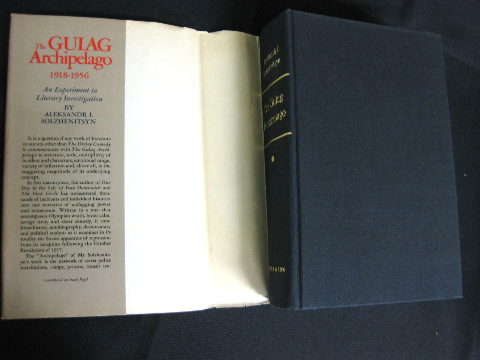 Aleksandr Solzhenitsyn lot of 4 Gulag Archipelago, The First Circle, Cancer Wd