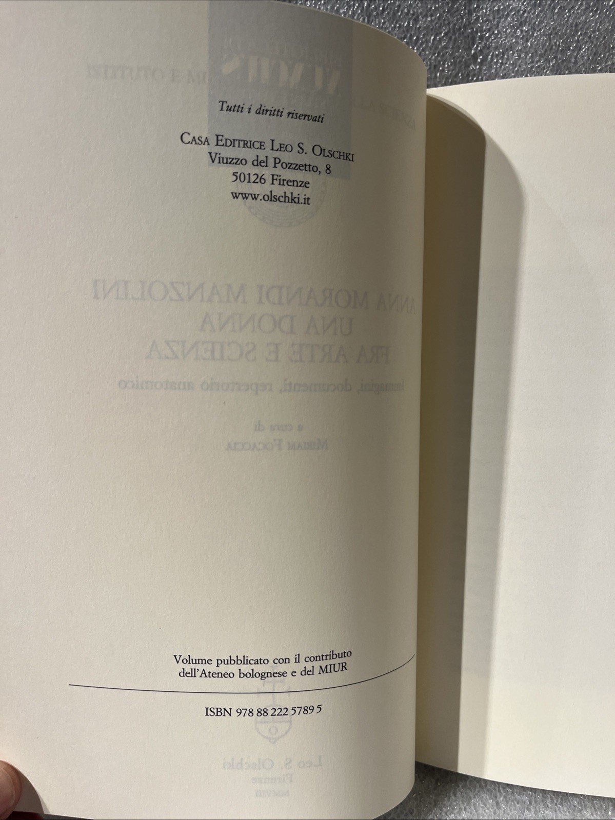 Anna Morandi Manzolini. Una donna fra arte e scienza. Miriam Focaccia 2008 SC