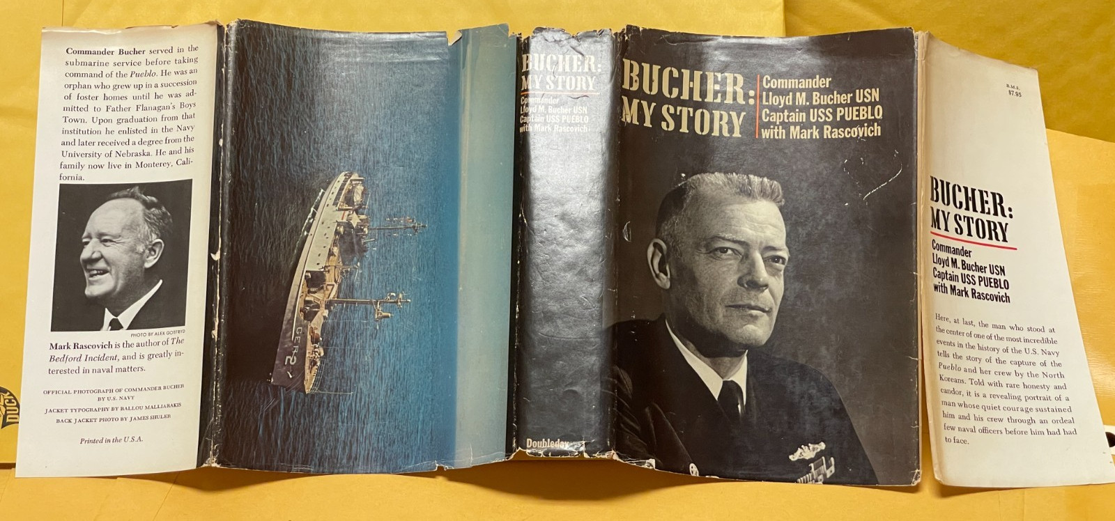 SIGNED / LLOYD M ‘PETE’ BUCHER MY STORY / USN Captain USS Pueblo 1st Print+ More