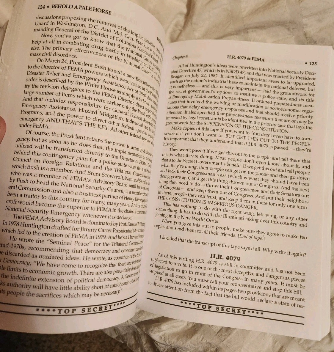 Behold a Pale Horse by William Cooper Conspiracy Book