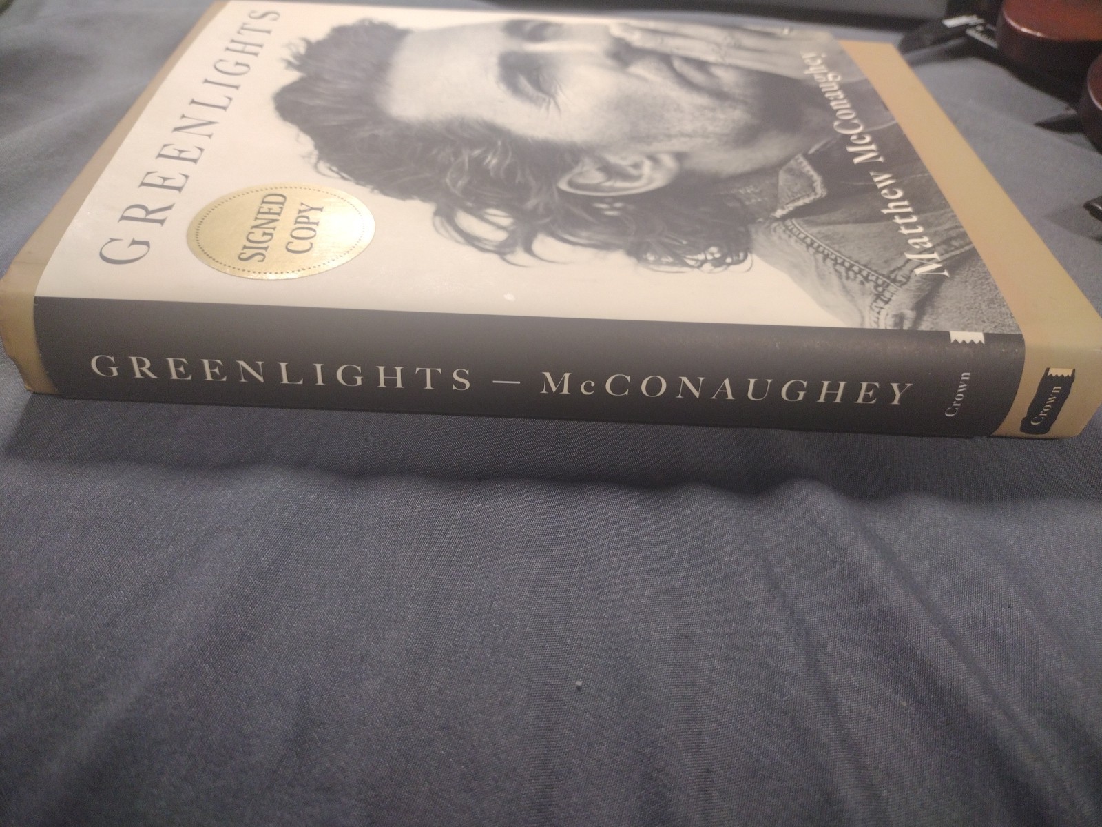 Signed Greenlights Matthew McConaughey Autographed 1st Edition Hardcover Book