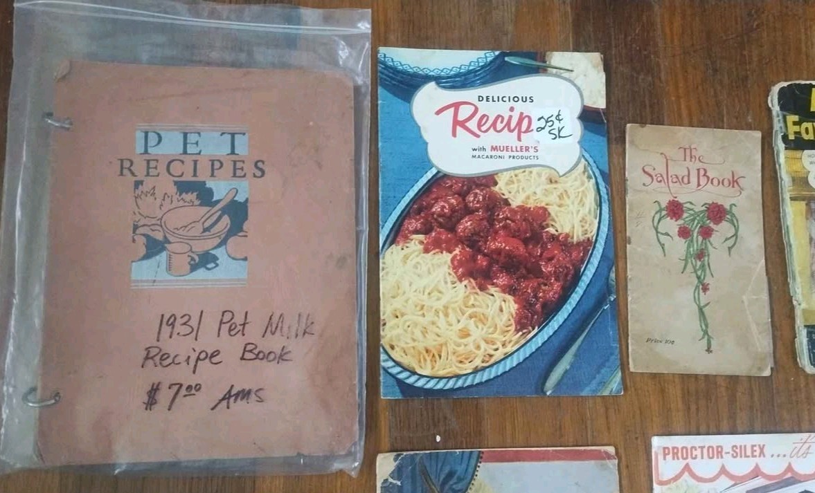 Vintage Cookbook Lot Of 17 Cookbooks 1920’s-1950’s