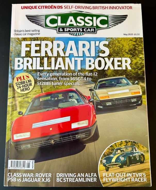 Classic & Sports Car Auto Magazine * May 2025 * Ferrari’s Brilliant Boxer