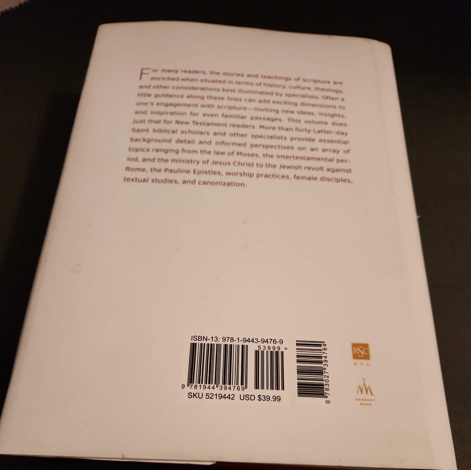 New Testament History Culture Society Lincoln Blumell Mormon LDS 2019