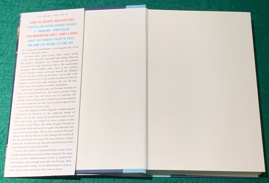 The View From Lake Como by Adriana Trigiani SIGNED 1st/1st HC DJ 2025 Romance