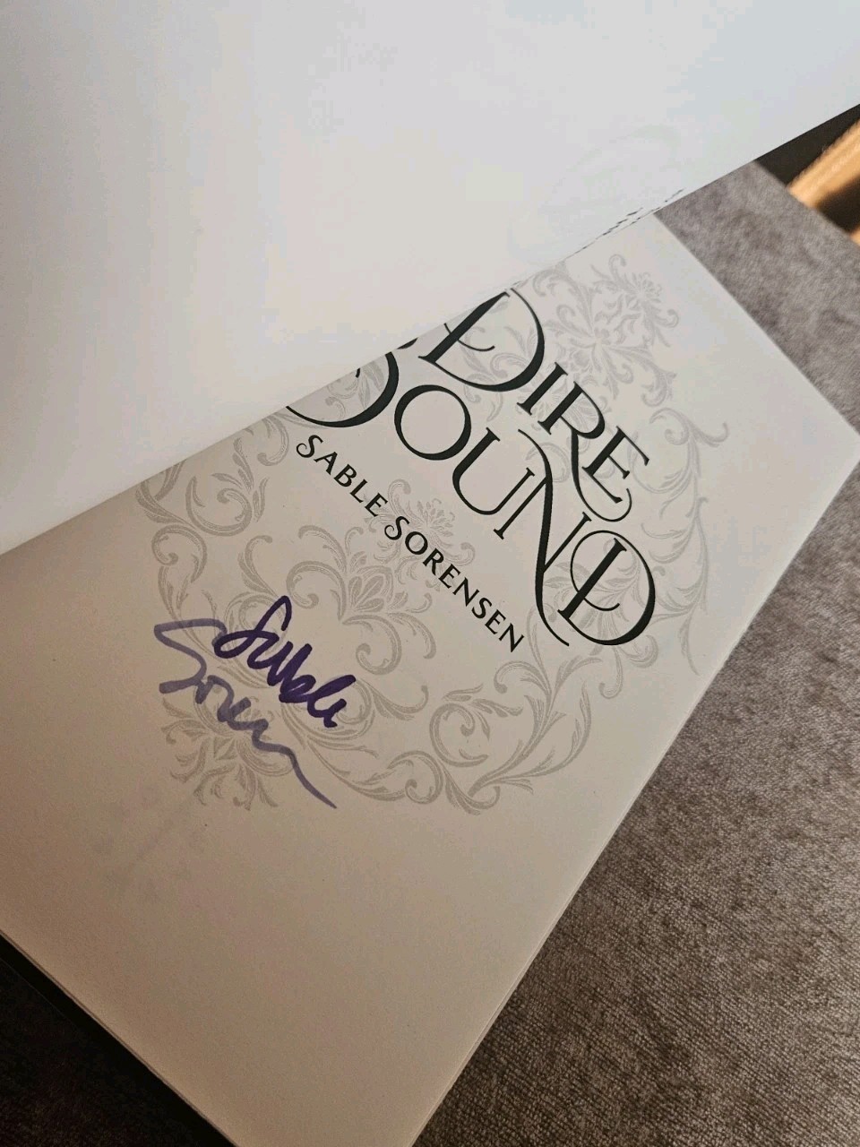 Direbound Waterstones Signed Uk Exclusive – Sable Sorensen Sprayed Edges