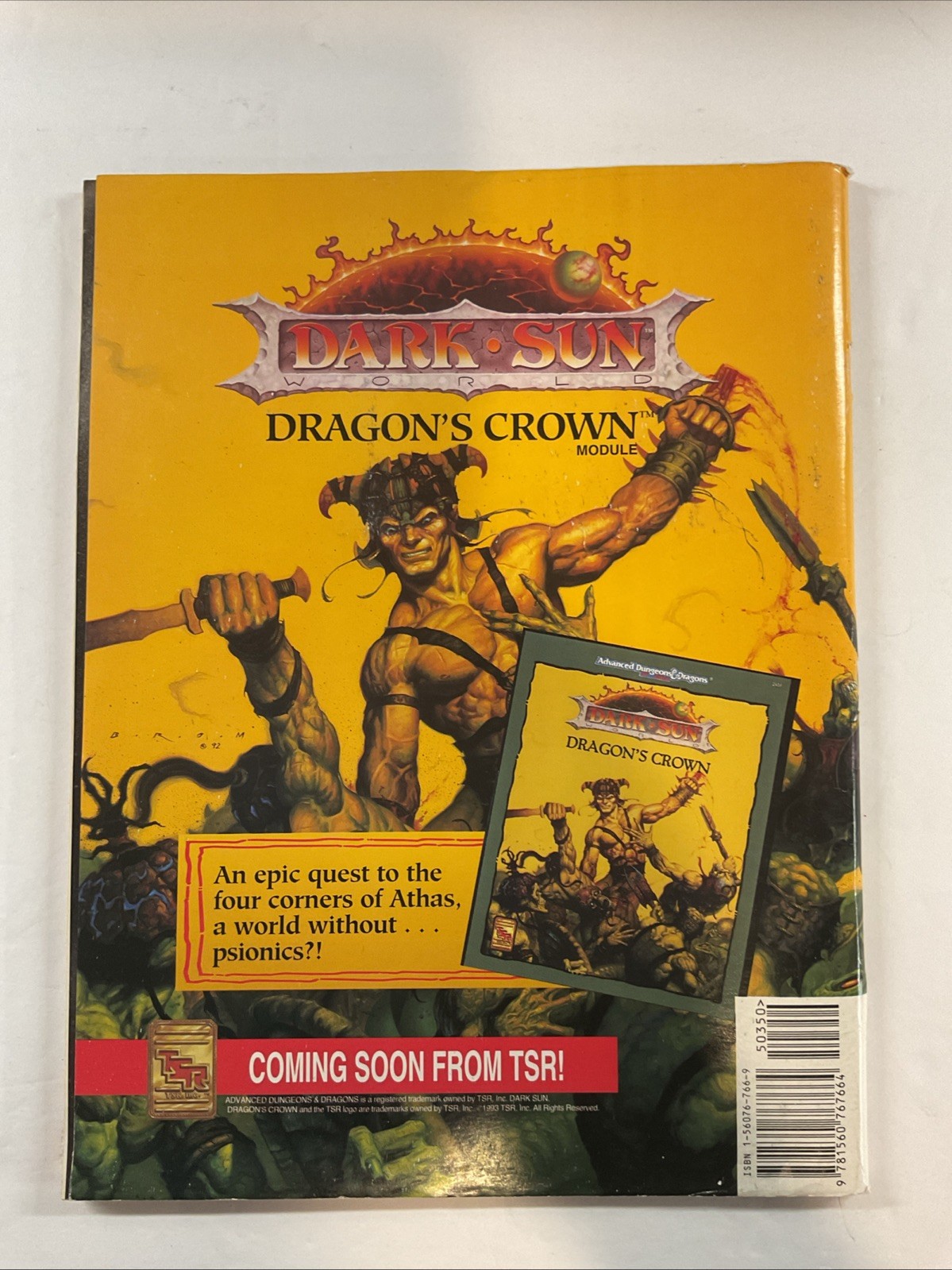 TSR Dragon Magazine #190 “Monsters of the Deep, In Poseidon’s Lair”
