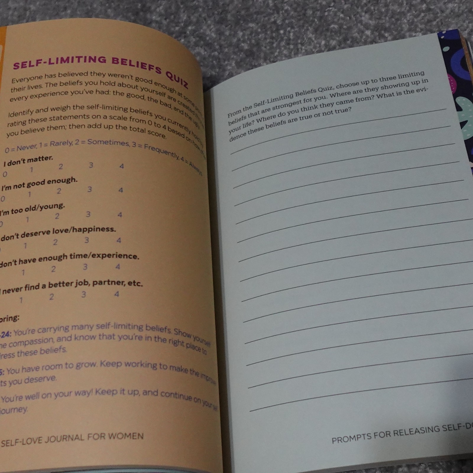 Self-Love Journal And Self-Love Workbook Set For Women By Megan Logan