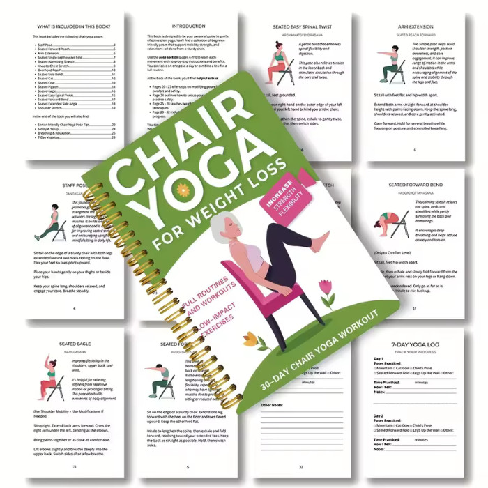 Chair Yoga for Weight Loss – 50+ Low‑Impact Exercises for Seniors & Adults