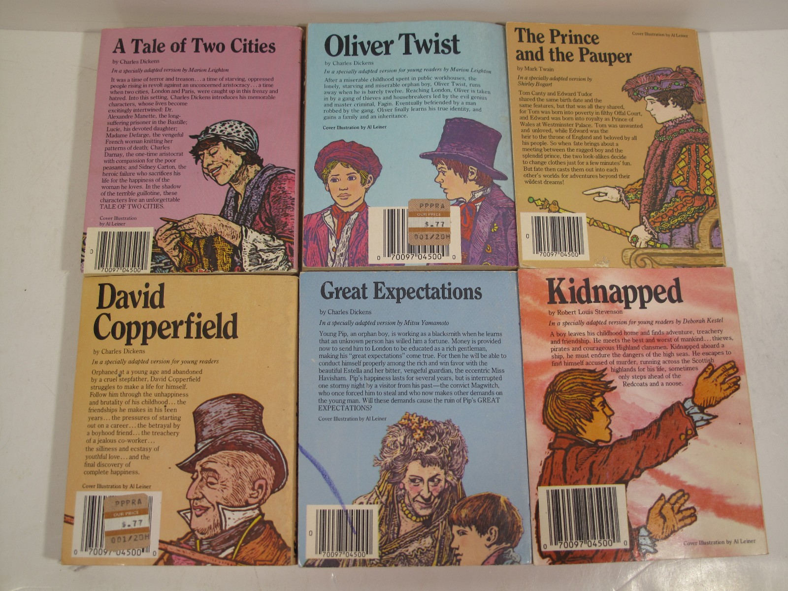 VTG Lot of 21 Illustrated Classic Edition Mini PB Books~Fantasy~People~Animals