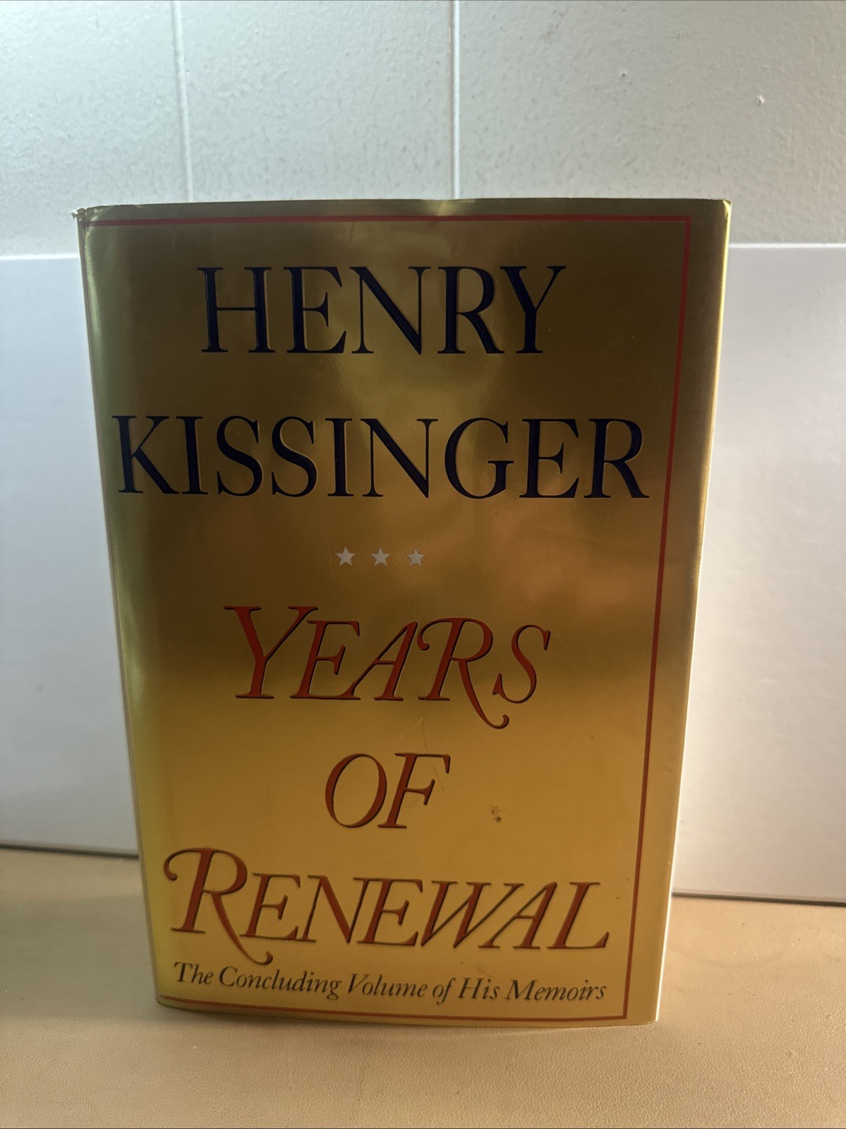 Years of Renewal : The Concluding Volume Memoirs 1st SIGNED