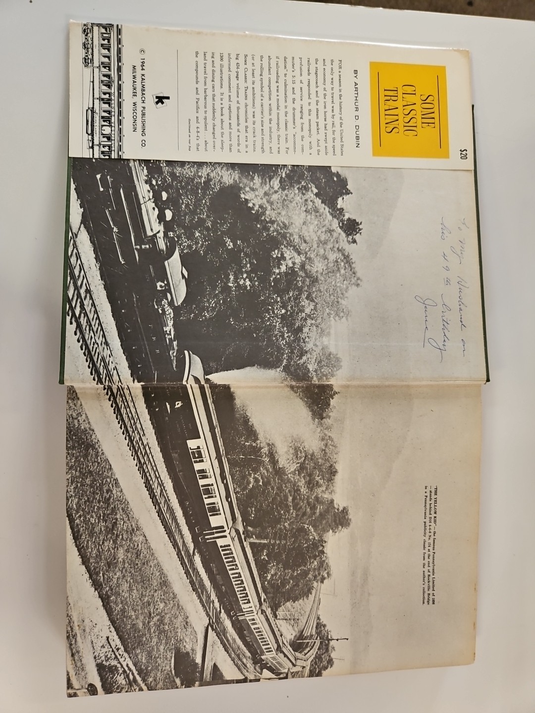 SOME CLASSIC TRAINS BY ARTHUR D DUBIN HARDCOVER