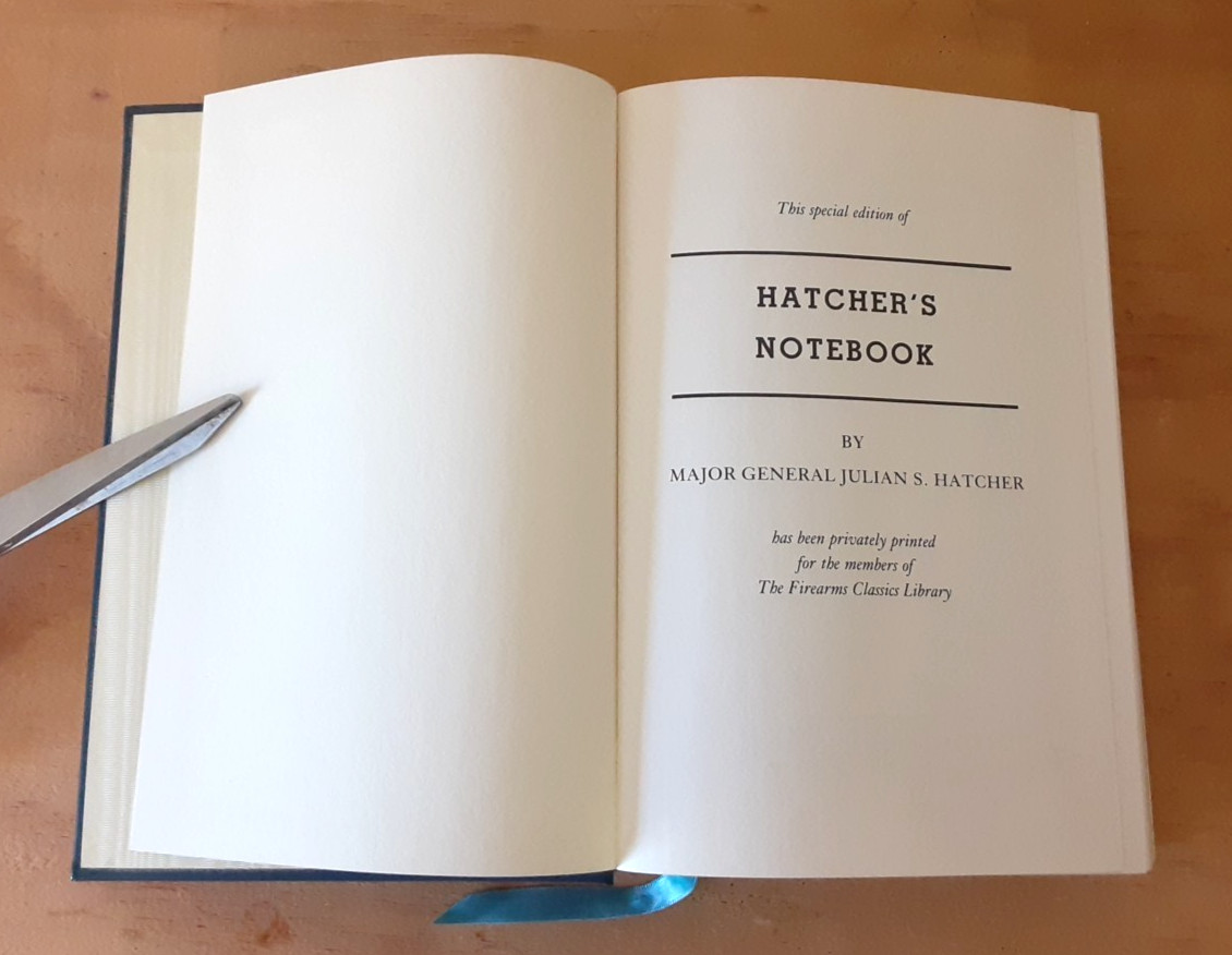 Hatcher’s Notebook Julian S. Hatcher Hardback Book Odysseus Editions, Inc. 1996