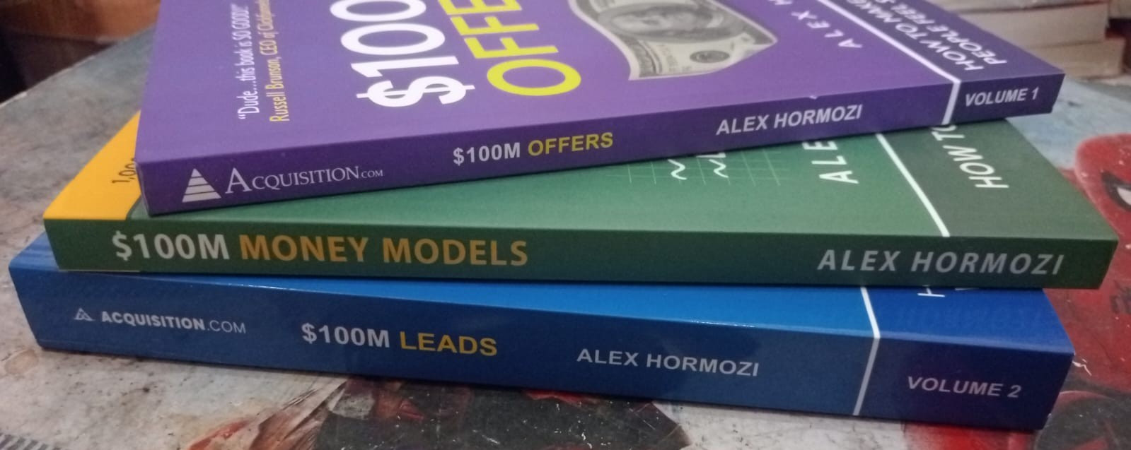 3 BOOK SET $100M Money Models+ $100M Offers+$100M Leads PAPERBACK USA ITEM