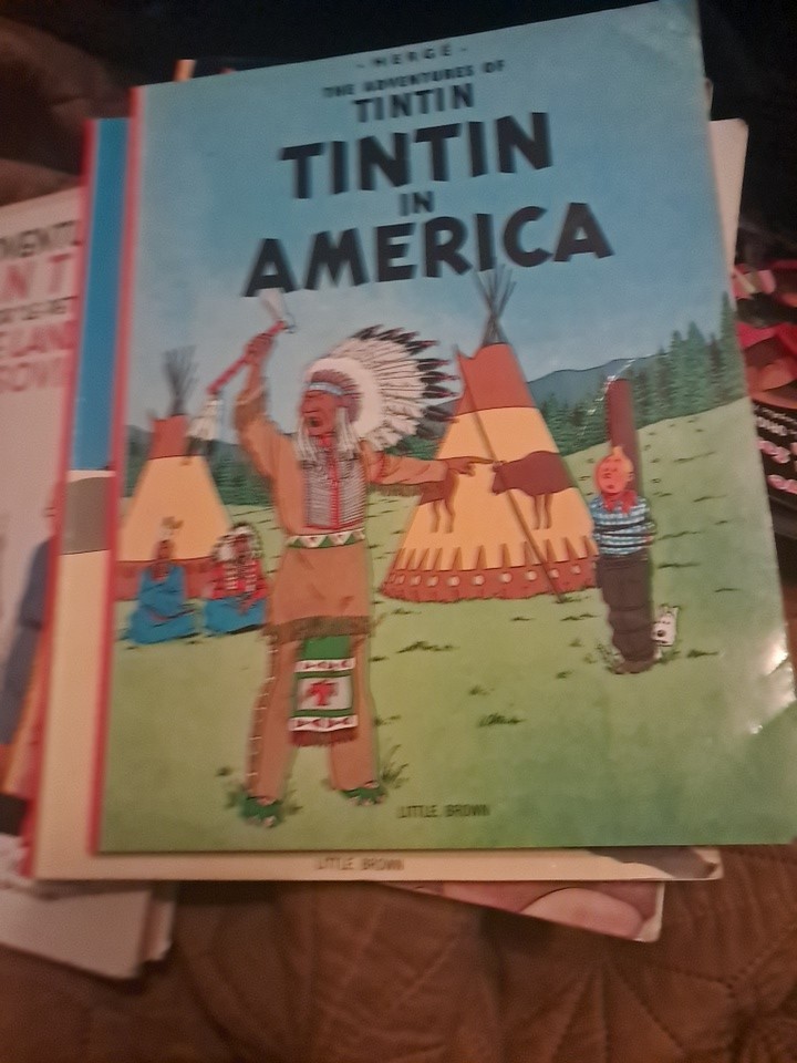 Lot Of 8 Adventures Of Tintin