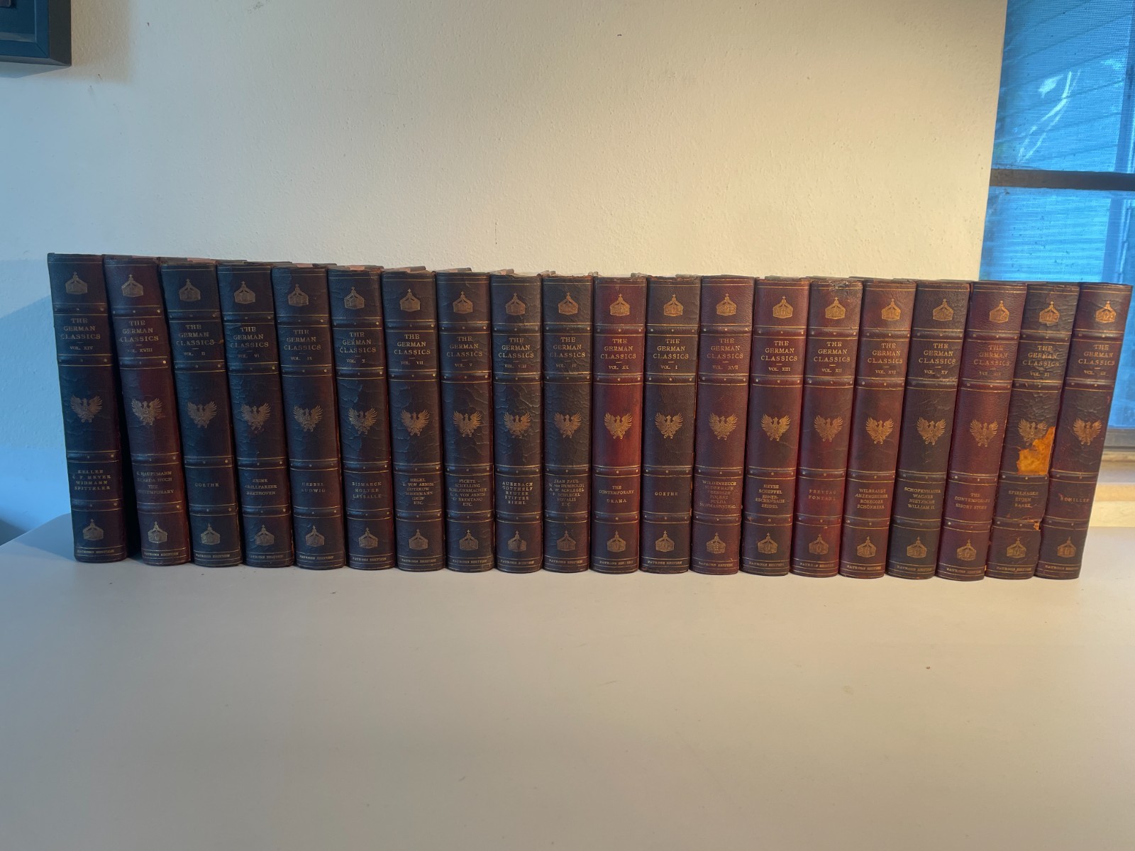 The German Classics: Masterpieces of German Literature, 20 Vol. 1914 Complete