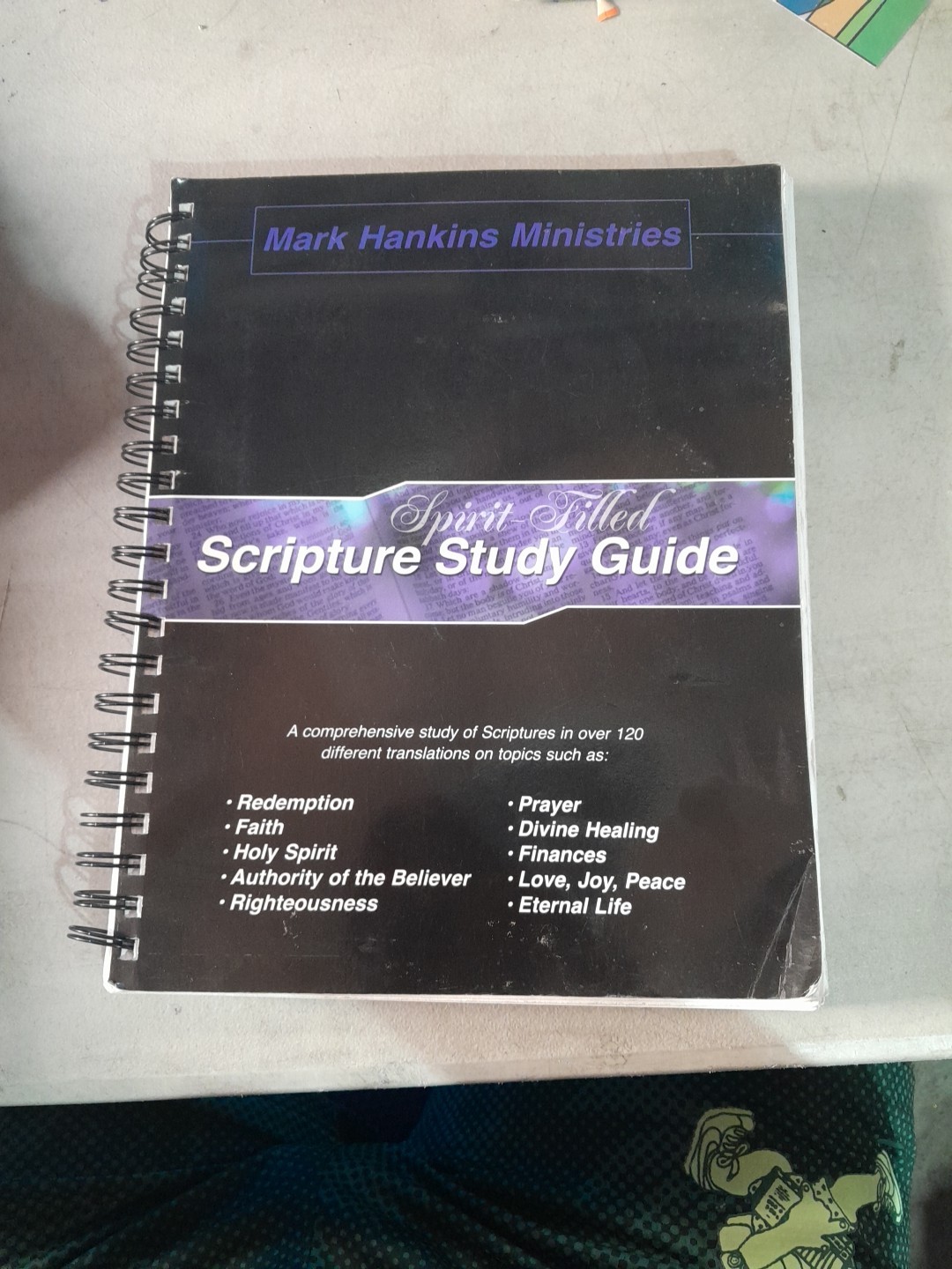 Spirit-Filled Scripture Study Guide Mark Hankins Spiral Bible Study Book 2nd ED.