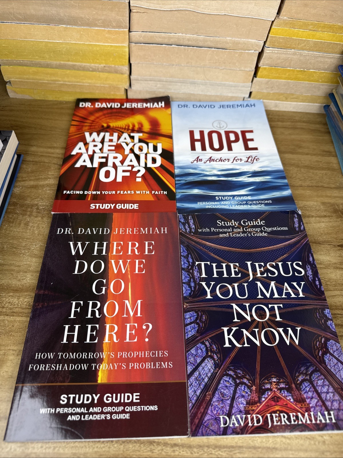 Lot of 14 Dr. David Jeremiah Books Including Study Guides TPB Turning Point