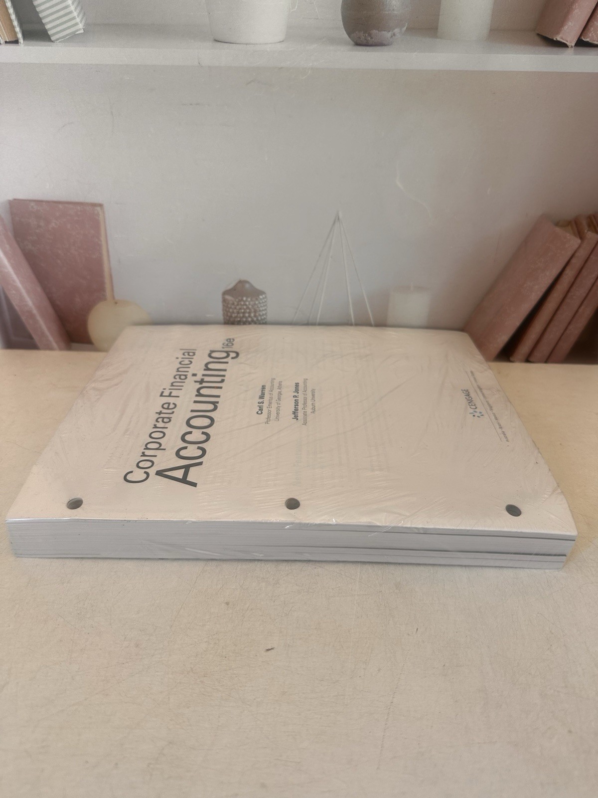Cengage Corporate Financial Accounting 16th Edition C Warren J Jones LOOSE LEAF