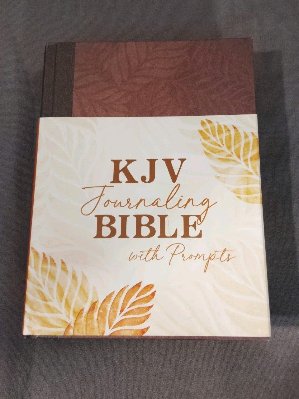 KJV Journaling Bible with Prompts [Copper Leaf] by Compiled by Barbour Staff
