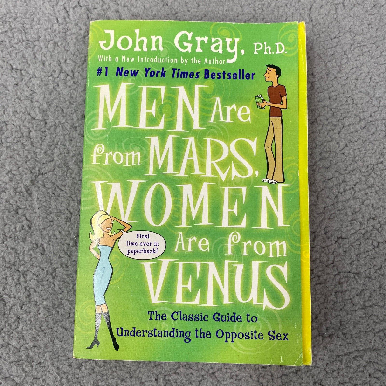 Men Are From Mars Women Are From Venus Paperback Book By John Gray, Ph.D GUC