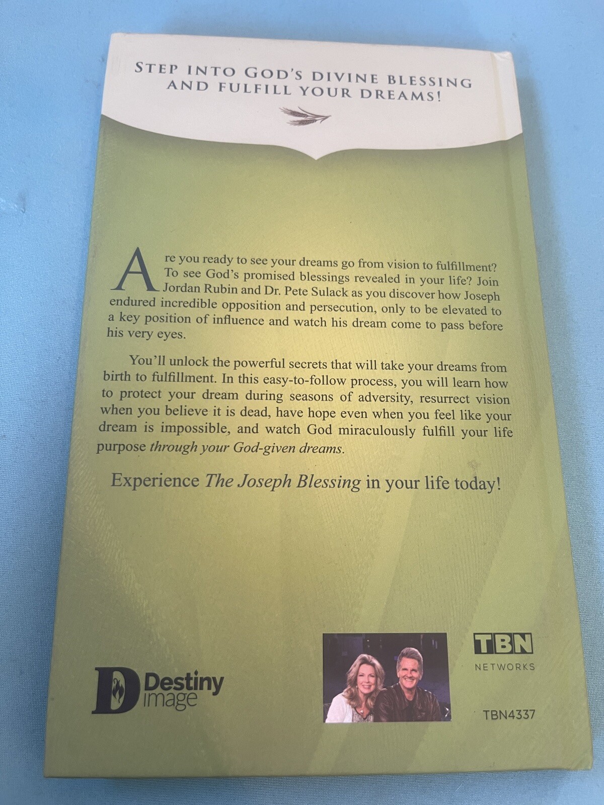 The Joseph Blessing (Hardcover) TBN Spec Ed ~ by Jordan Rubin & Pete Sulack