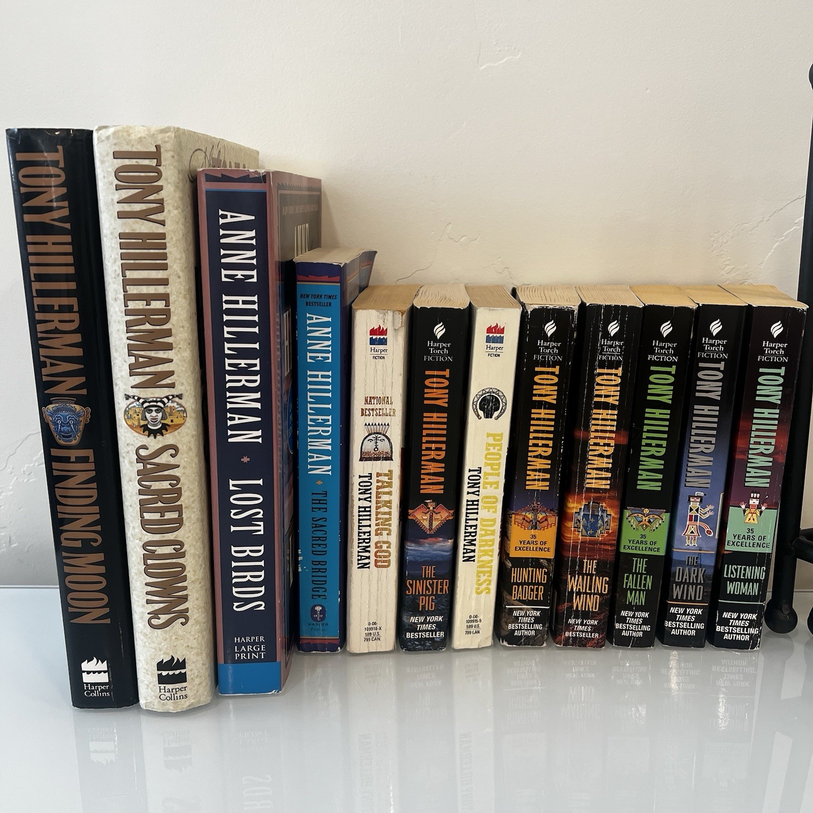 Lot of 12 Mystery Paperbacks by Tony Hillerman, Anne Hillerman