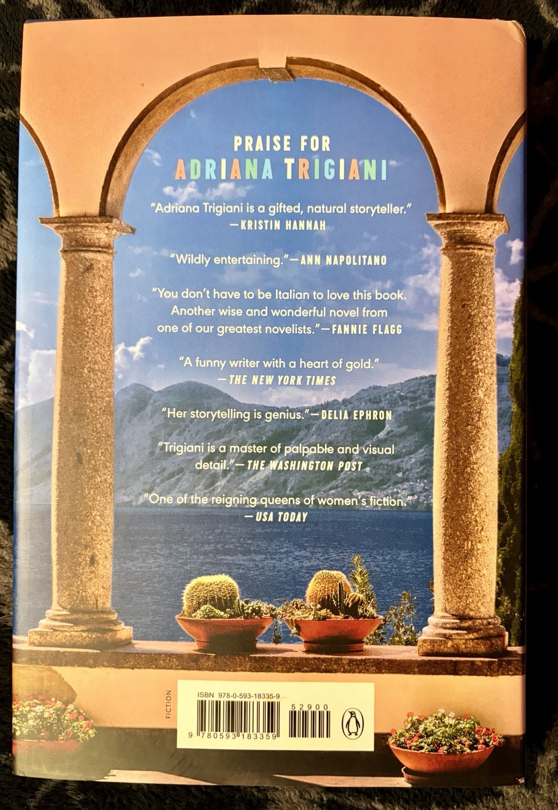 The View From Lake Como: A Novel – Adriana Trigiani 1st HC Edition Like New