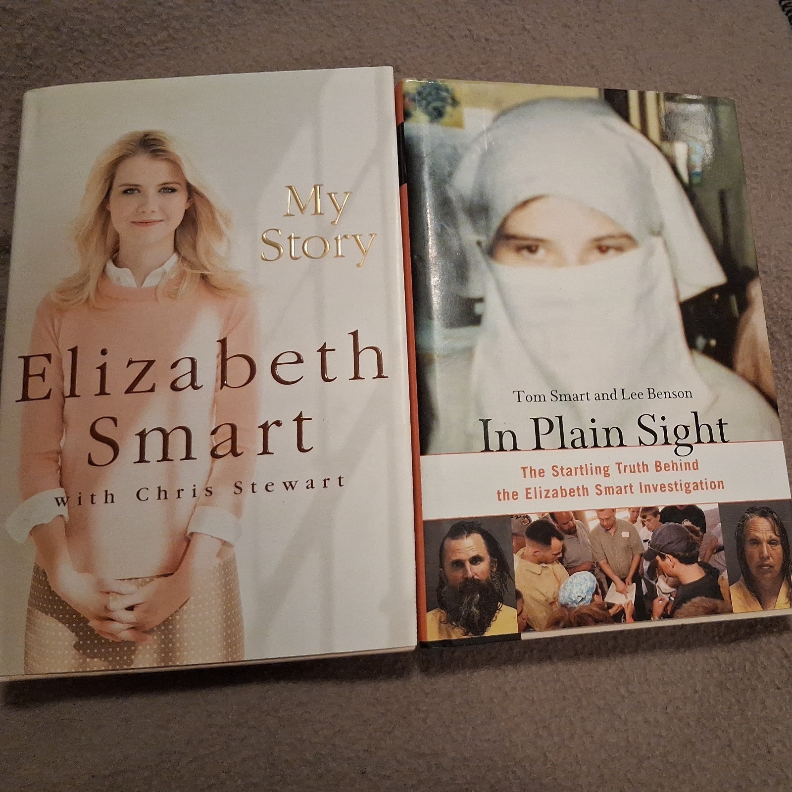 Elizabeth Smart Signed Books! “My Story”, “In Plain Sight” 2013 First Edition