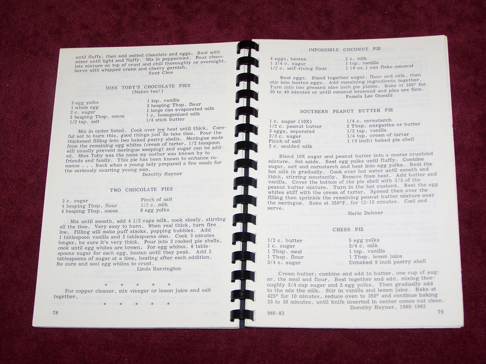 Bethel Baptist Church Frankfort Germany 25th Anniversary Cookbook 1983