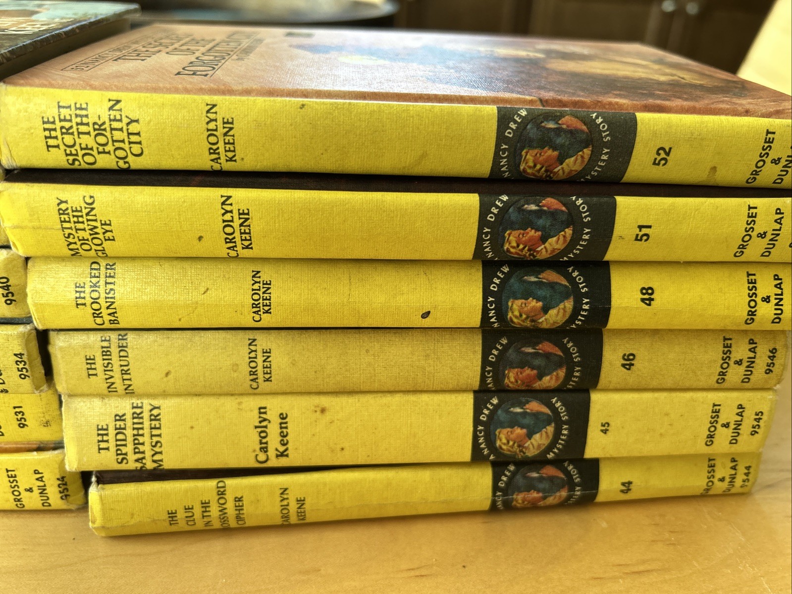 Lot of 17 Nancy Drew Mystery Stories Hardcover Books Carolyn Keene Vintage 1960s