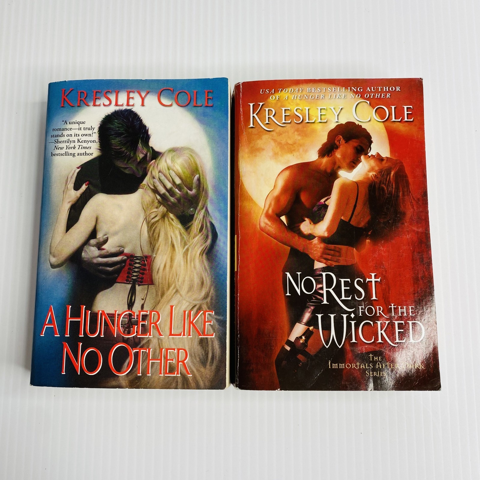 Kresley Cole – #1-9 of THE IMMORTALS AFTER DARK Series – Lot of 9 – Paperback