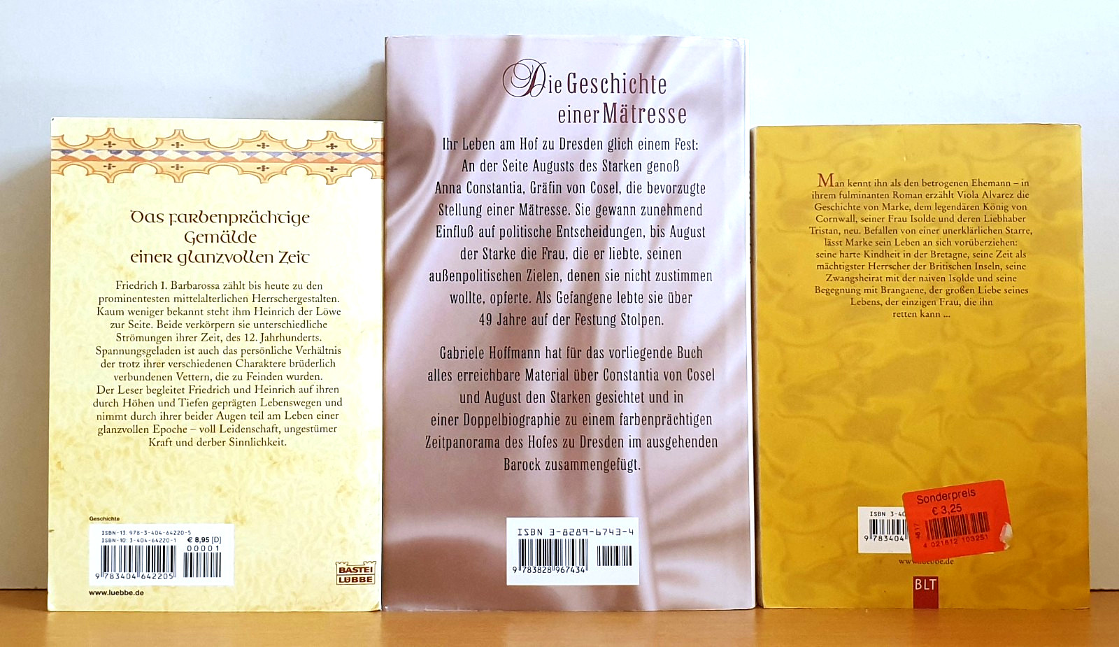 BUCHPAKET+6 BÜCHER+Historische Romane+GABRIELE HOFFMANN+ROBERT LÖHR+HC+TB+BUNDLE