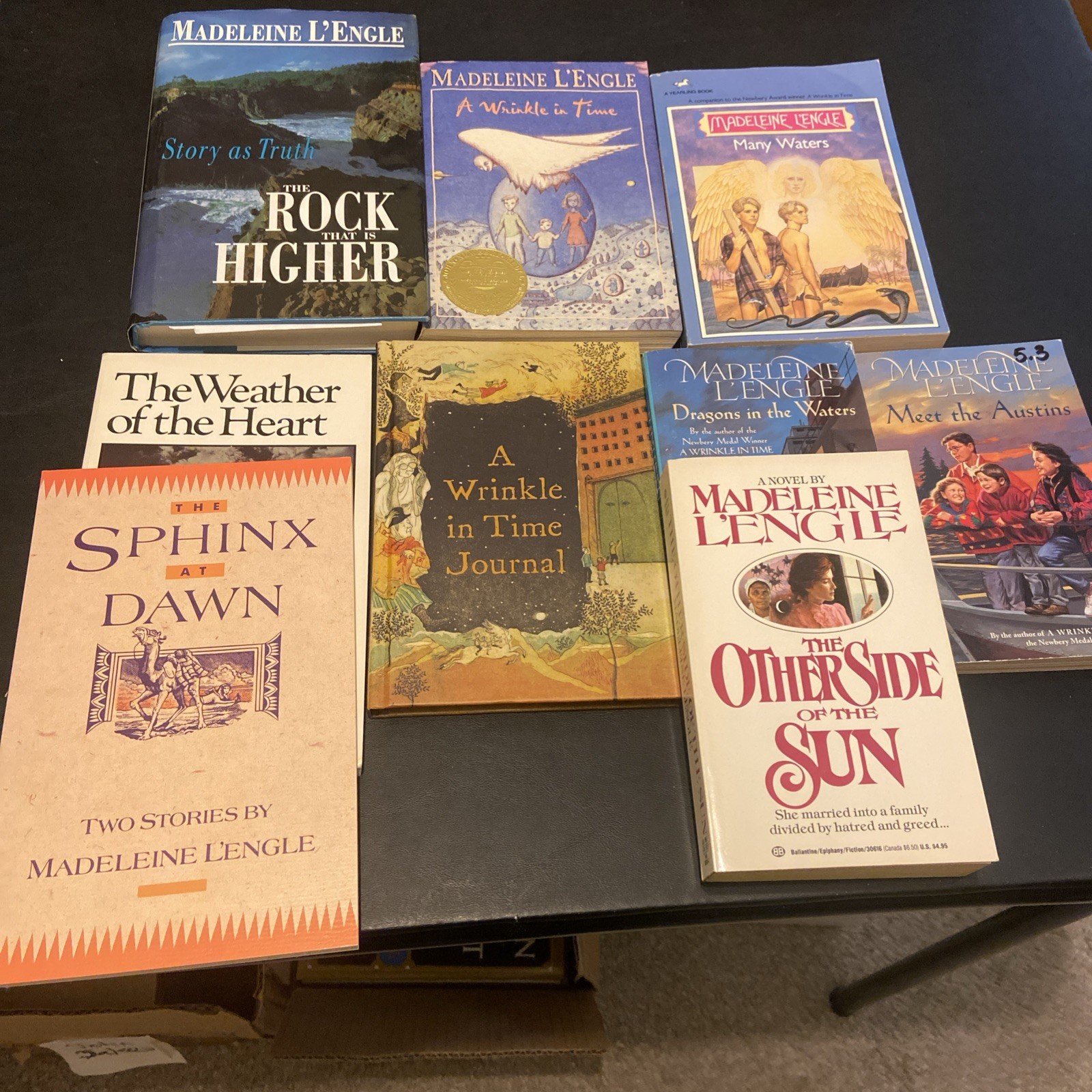 Madeleine L’Engle Fiction Lot Of 9 HCs & PBs Includes Journal G-VG Condition