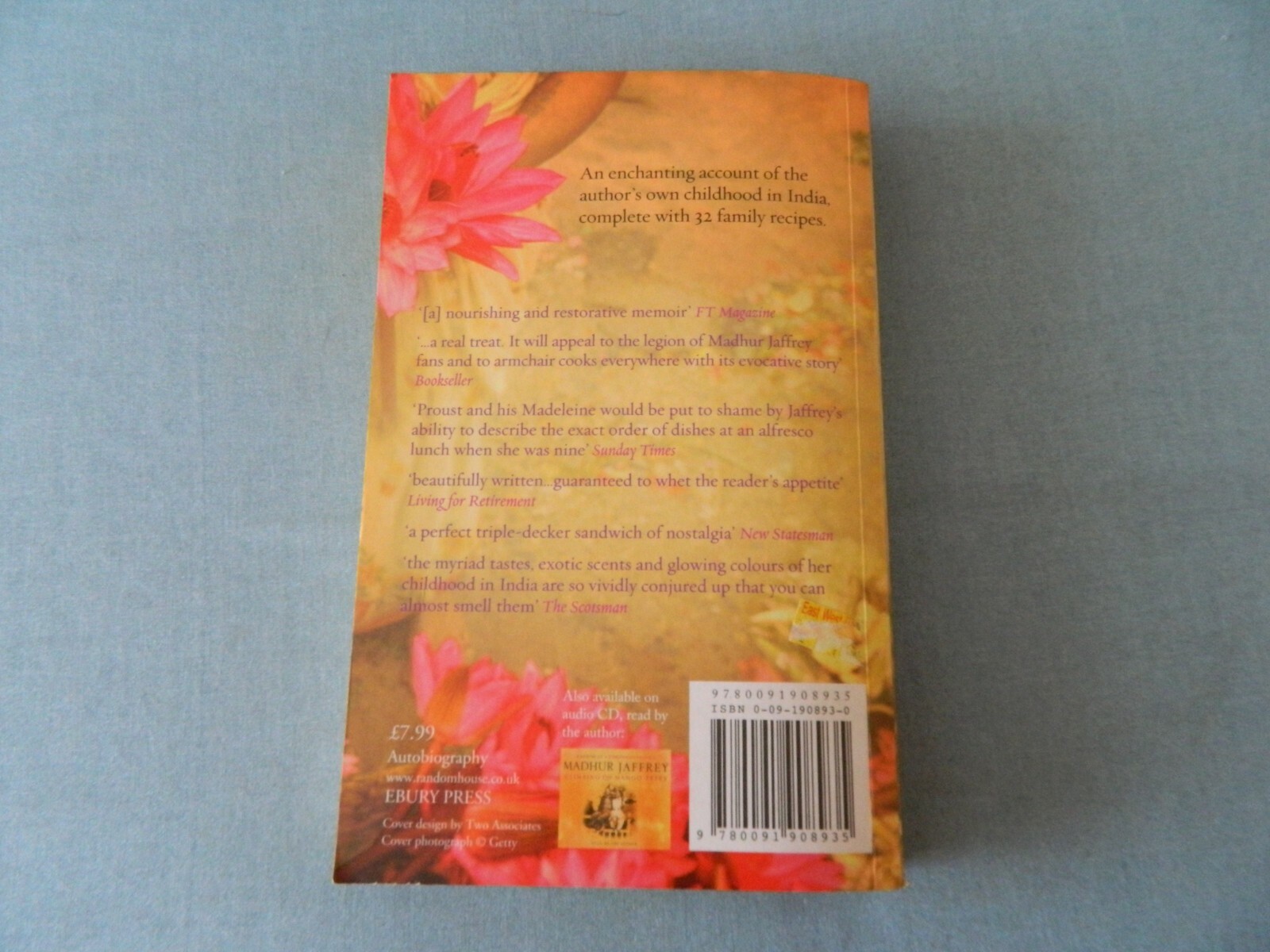 Vintage BOOK CLIMBING THE MANGO TREES MADHUR JAFFREY Paperback Ebury Press 2005