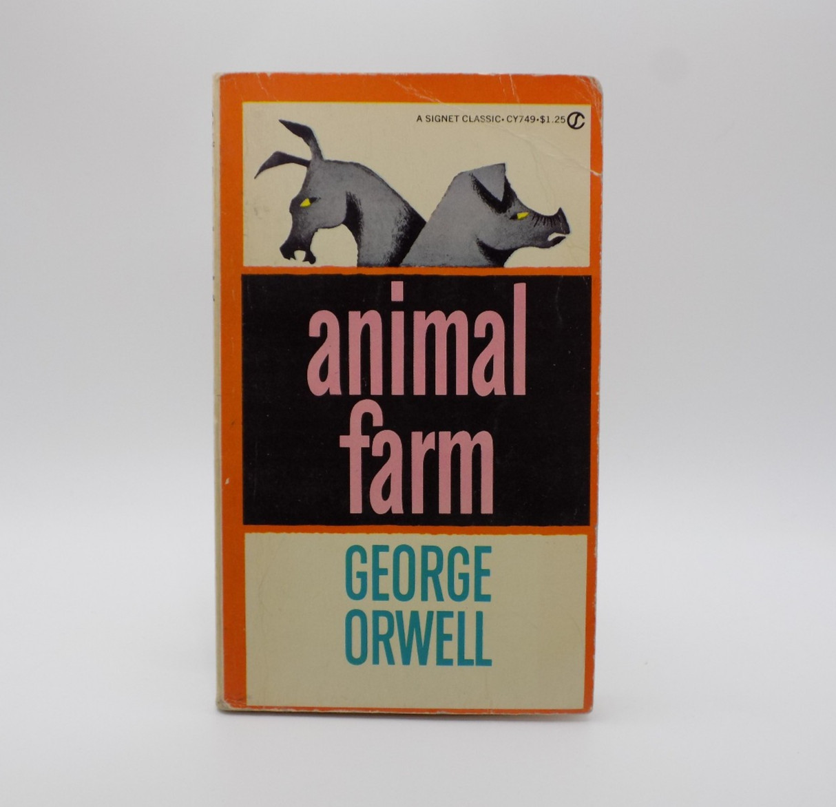Lot of 3 vintage George Orwell Books 1984 & Animal Farm & Wigan Signet Classic