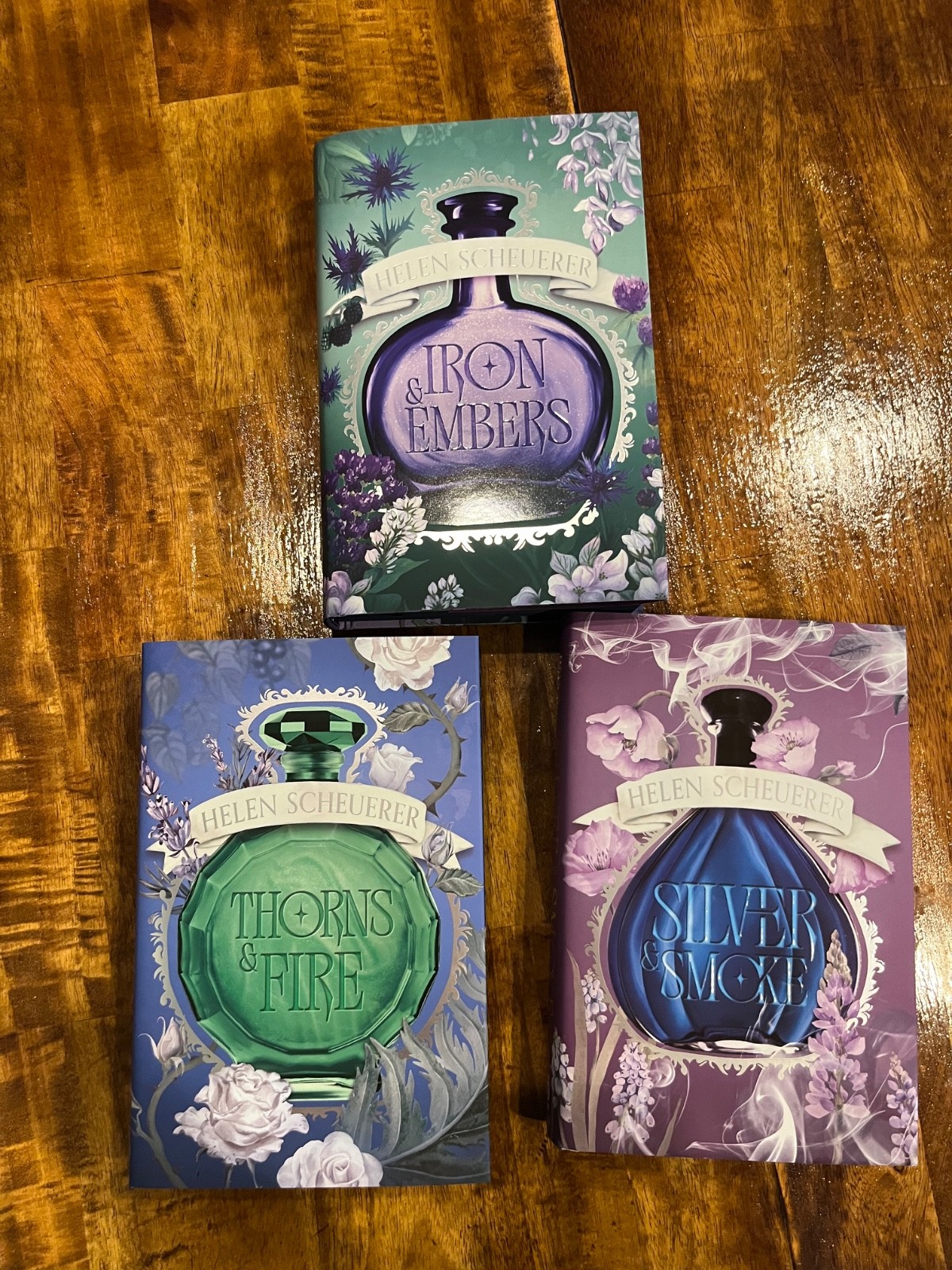 Fairyloot exclusive The Ashes of Thezmarr by Helen Scheuerer signed set