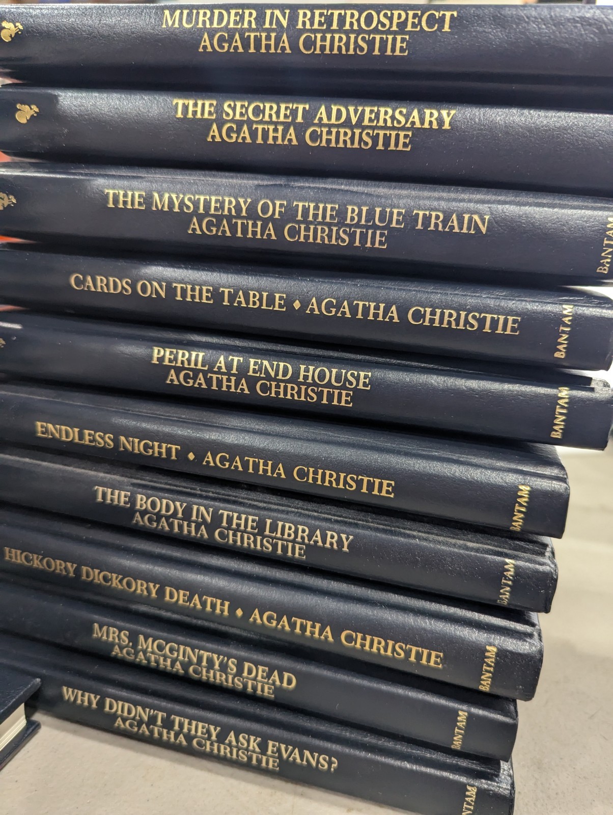 Agatha Christie Leatherette Collection DROP DOWN MENU CHOOSE TITLE