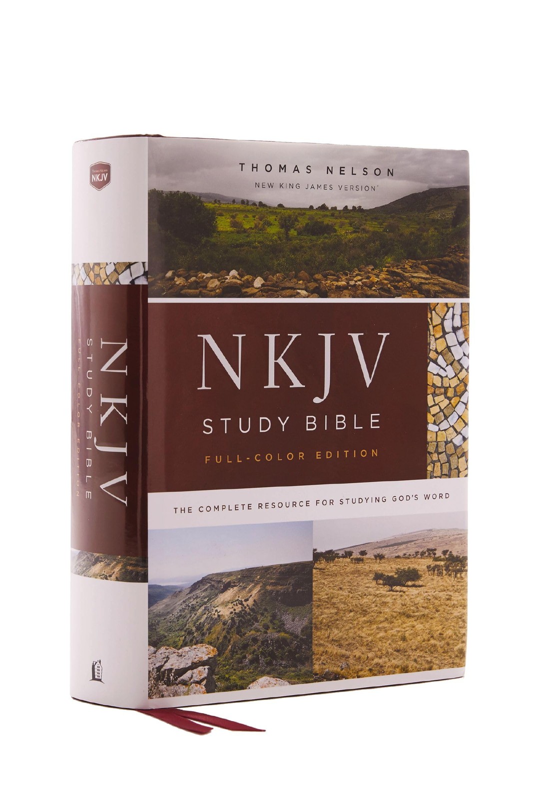NKJV Study Bible, Hardcover, Burgundy, Full-Color, Comfort Print: The…