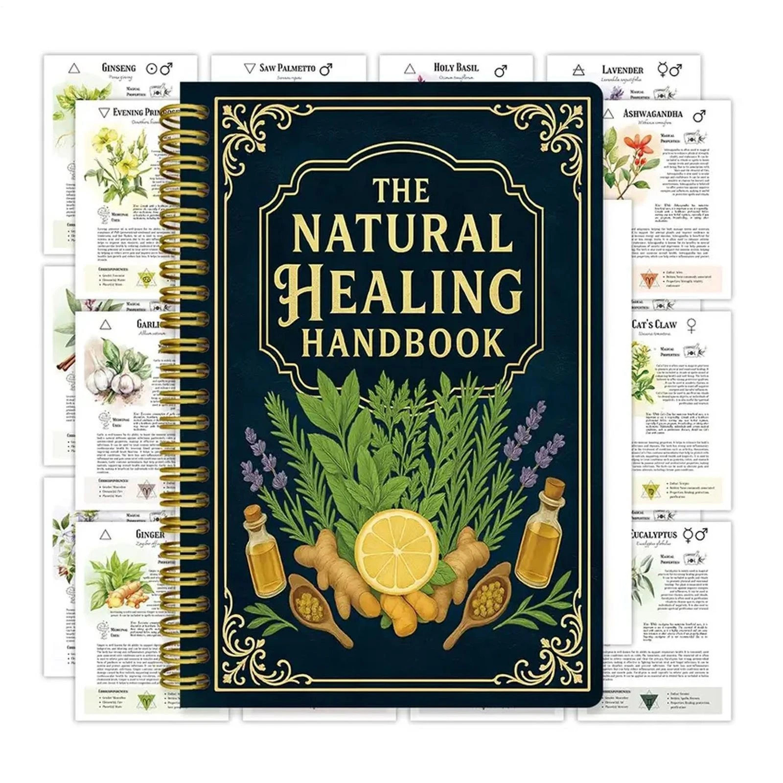 The Natural Handbook Bound For Herbal Remedies And Natural Recipes By Ancient