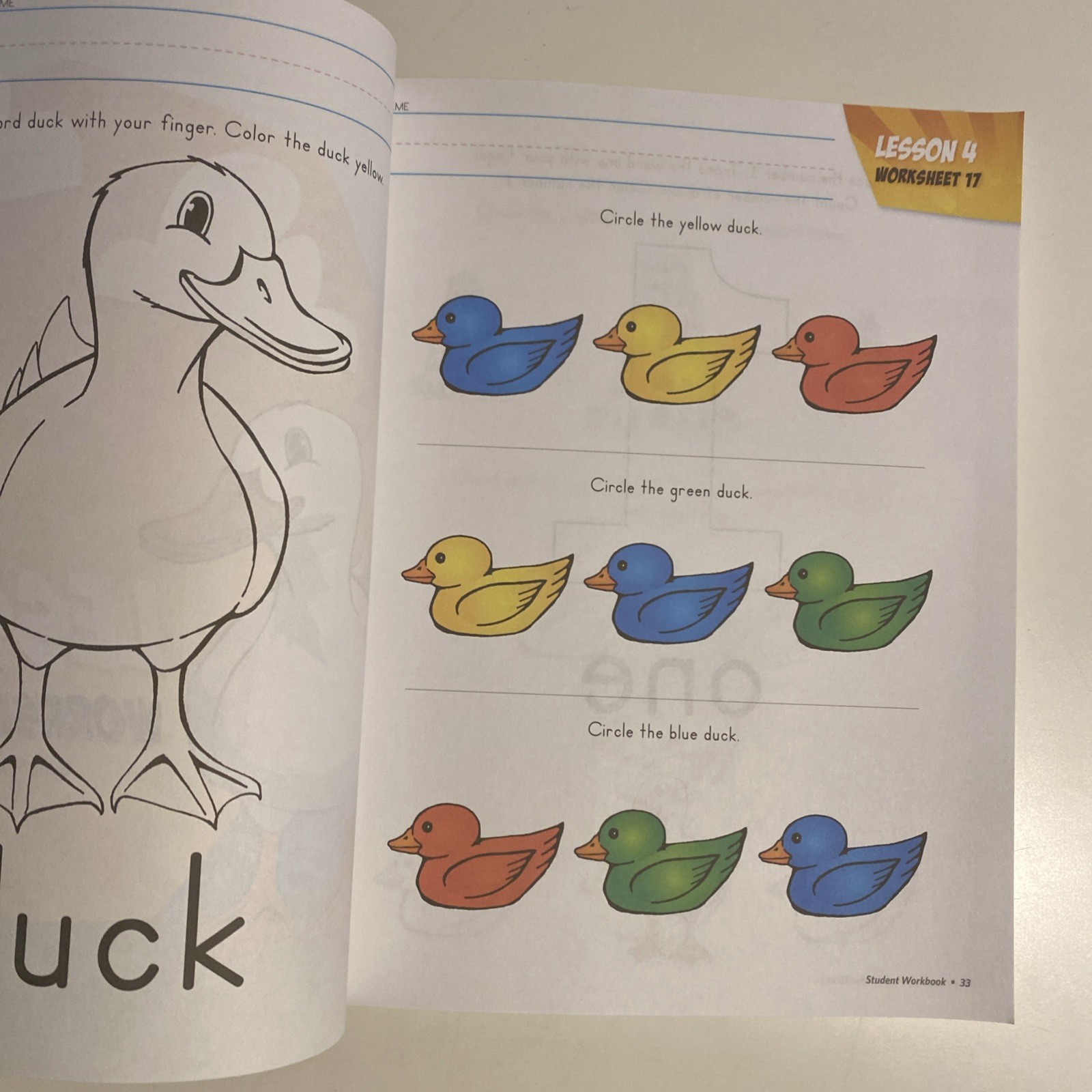 Horizons-Preschool For Threes Student Workbook, Clean Pages