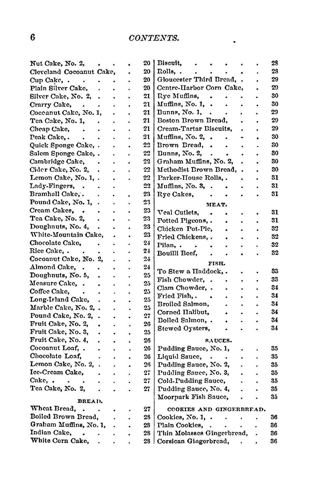 1876 Boston Receipts Vintage Cook Book 47 Pages