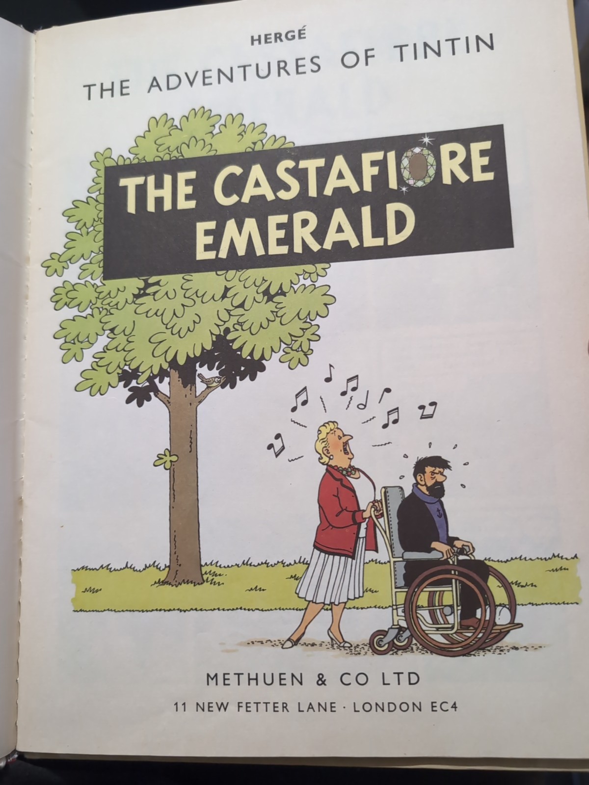 Adventures of Tintin ‘The Castafiore Emerald’ by Herge 1970 Methuen Hardcover