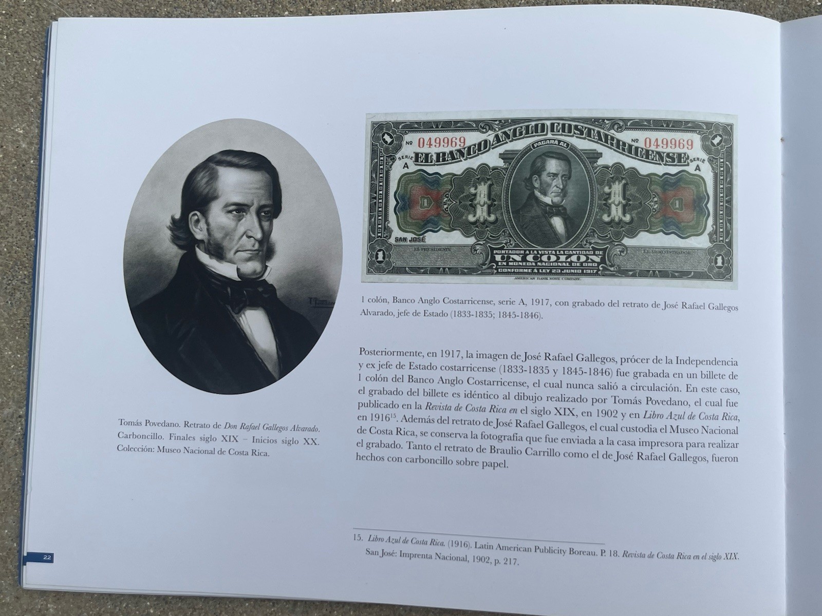 Tomas Povedano Numistatics paper currency money coins of Costa Rica Museum book
