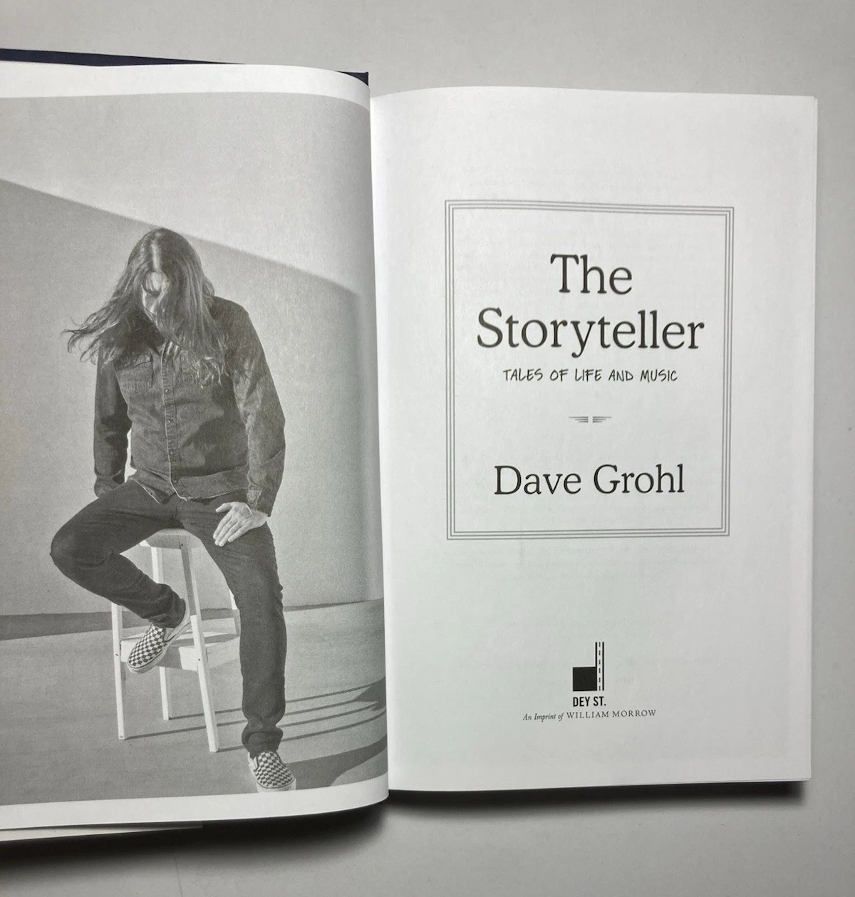 DAVE GROHL “The Storyteller” 2021 HARDCOVER First Edition 7th Print NIRVANA FOO