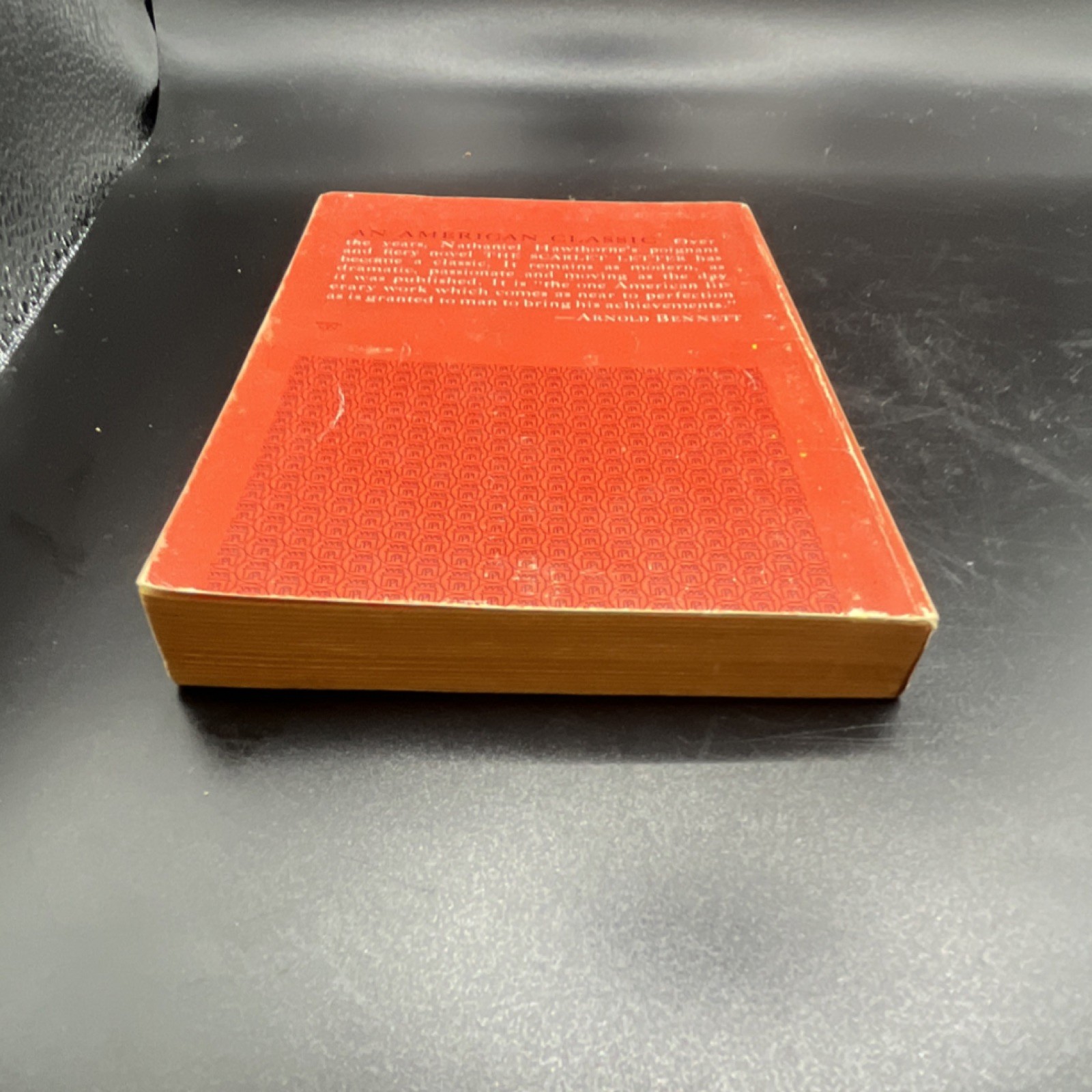 The Scarlet Letter Nathaniel Hawthorne vintage Paperback 9th printing 1962 red