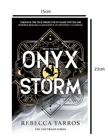 Onyx Storm Paperback By (Rebecca Yarros) free shipping New book USA STOCK